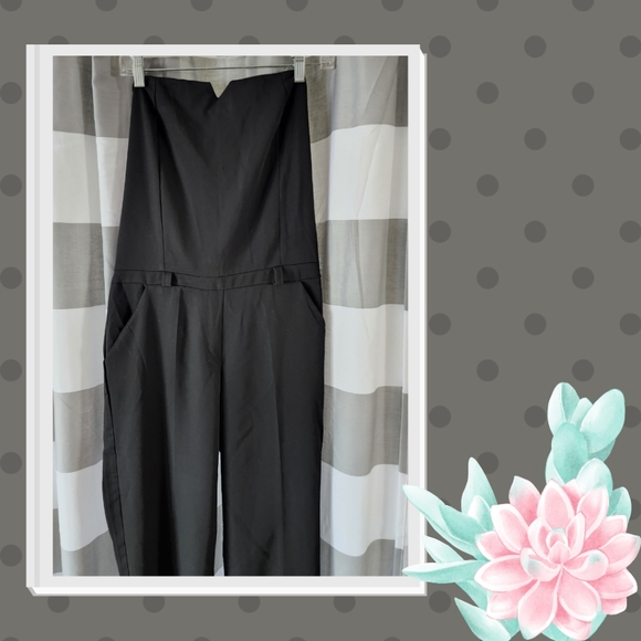 Pepe Runa Black Jumpsuit POCKETS - Picture 1 of 5